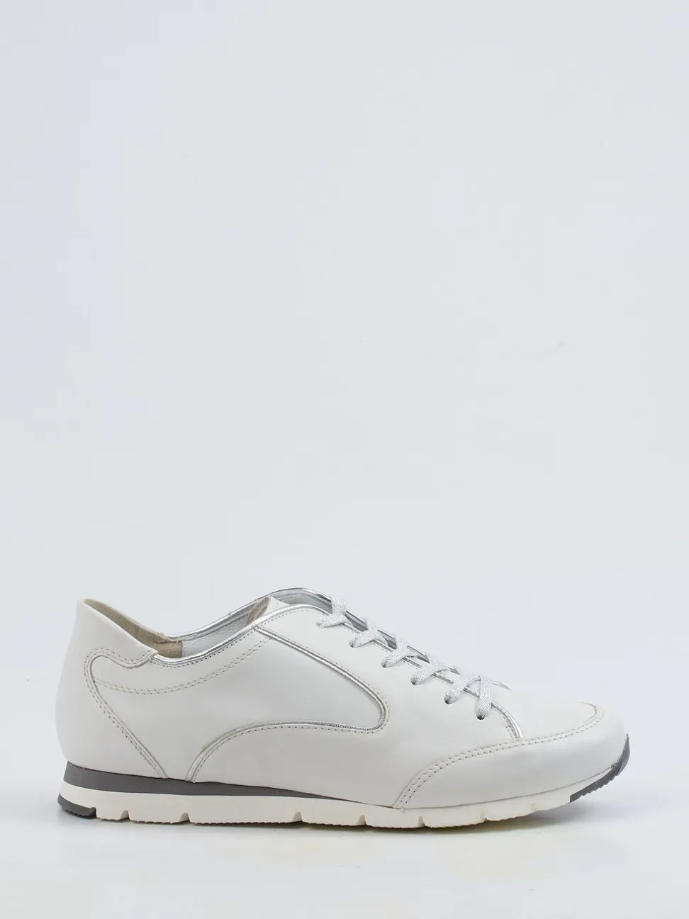 Semler – Sneaker aus Kalbleder in Offwhite