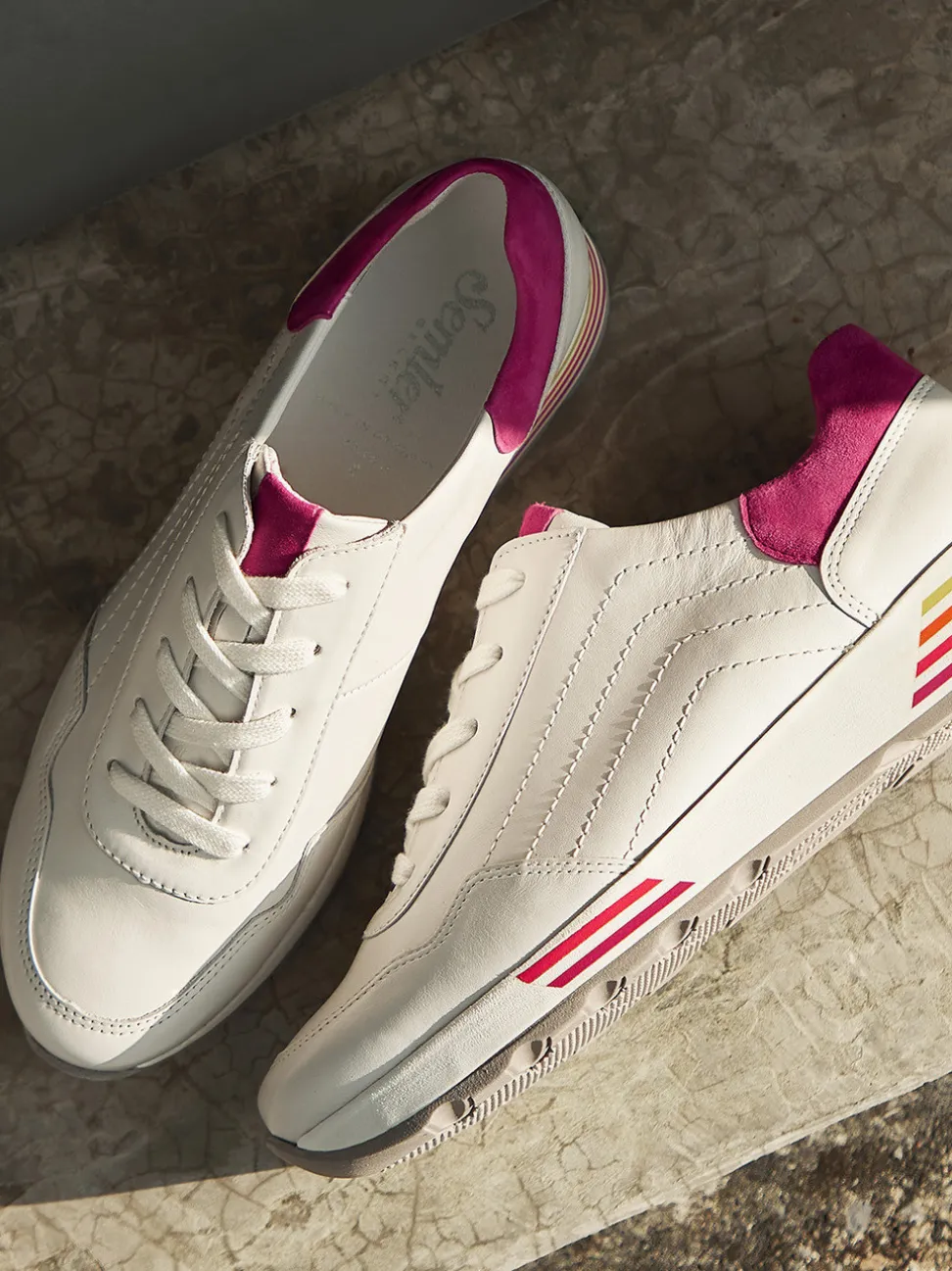 Semler – Sneaker aus Kalbleder mit Farbverlauf