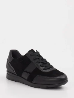 Semler – Sneaker aus Leder in Schwarz