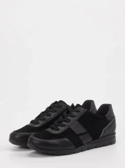 Semler – Sneaker aus Leder in Schwarz