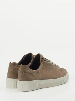 Semler – Sneaker aus Nubukleder in Taupe