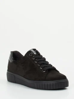 Semler – Sneaker aus Nubukleder in Schwarz