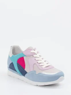 Semler – Sneaker aus Veloursleder in Pastell-Mix