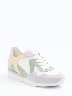 Semler – Sneaker aus Veloursleder in Pastelloptik