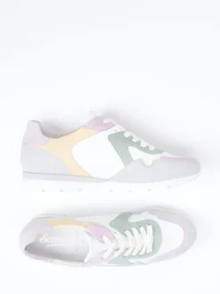 Semler – Sneaker aus Veloursleder in Pastelloptik
