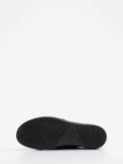 Semler – Sneaker aus Veloursleder in Schwarz