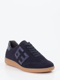 Semler – Sneaker aus Veloursleder mit Metallic-Details