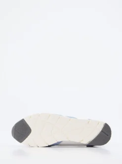 Semler – Sneaker aus Veloursleder in Weiß