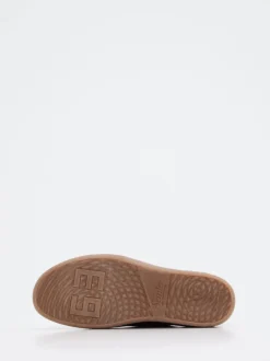 Semler – Sneaker aus Veloursleder in Bordeaux