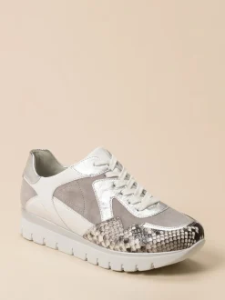 Semler – Sneaker aus Veloursleder mit Metallic-Details