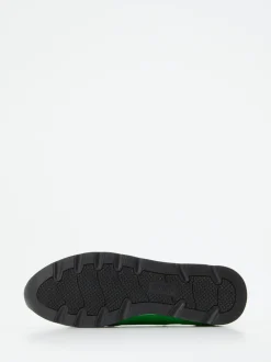 Semler – Sneaker aus Veloursleder in Smaragdgrün