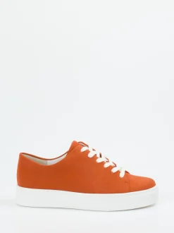 Semler – Sneaker aus Veloursleder in Terrakotta