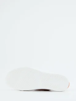 Semler – Sneaker aus Veloursleder in Terrakotta