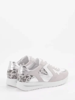 Semler – Sneaker aus Veloursleder mit Metallic-Details