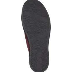 Semler – Sneaker aus Veloursleder in Bordeauxrot