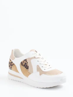 Semler – Sneaker aus Velourleder mit Leopardenmuster