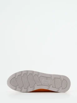 Semler – Sneaker aus Veloursleder in Orange