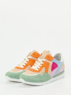 Semler – Sneaker aus Veloursleder Colorblocking