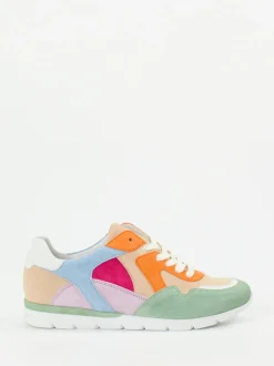 Semler – Sneaker aus Veloursleder Colorblocking