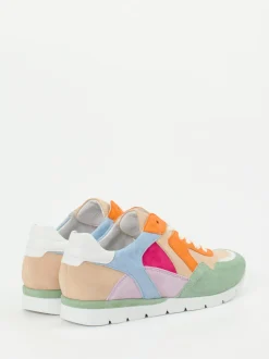 Semler – Sneaker aus Veloursleder Colorblocking