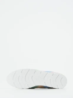 Semler – Sneaker aus Veloursleder Colorblocking