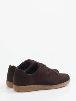 Semler – Sneaker aus Veloursleder dunkelbraun
