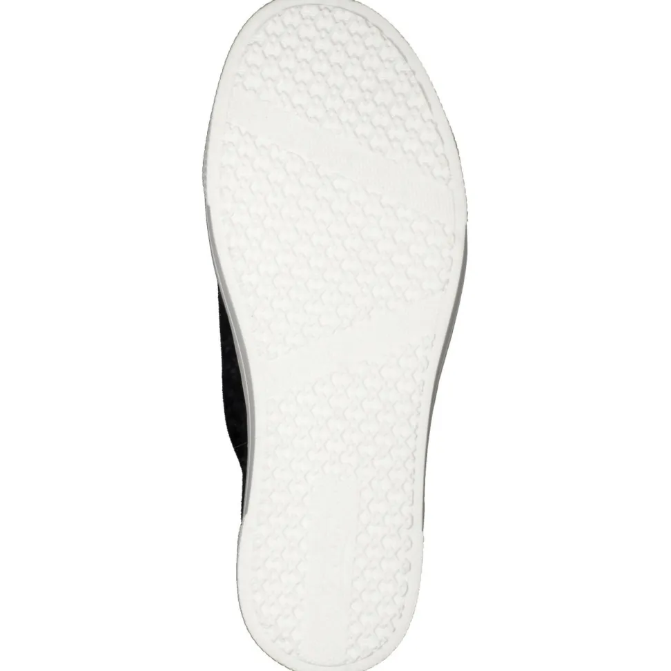 Semler – Sneaker aus Veloursleder Dunkelblau