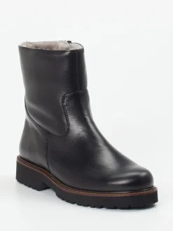 Semler – Stiefelette aus Kalbleder schwarz