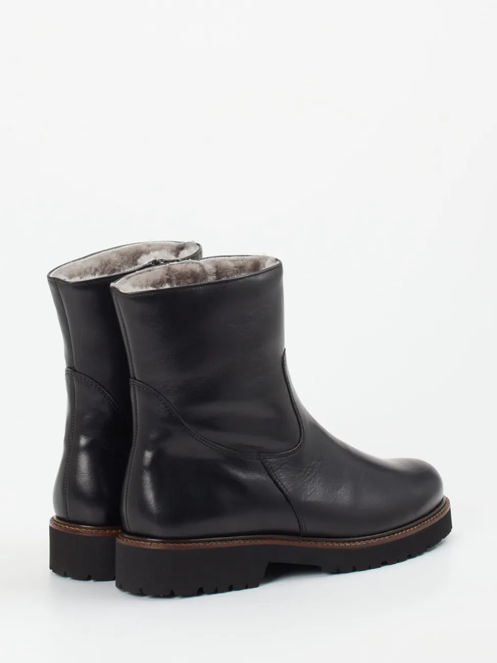 Semler – Stiefelette aus Kalbleder schwarz
