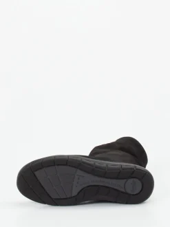 Semler – Stiefelette aus Nubukleder schwarz