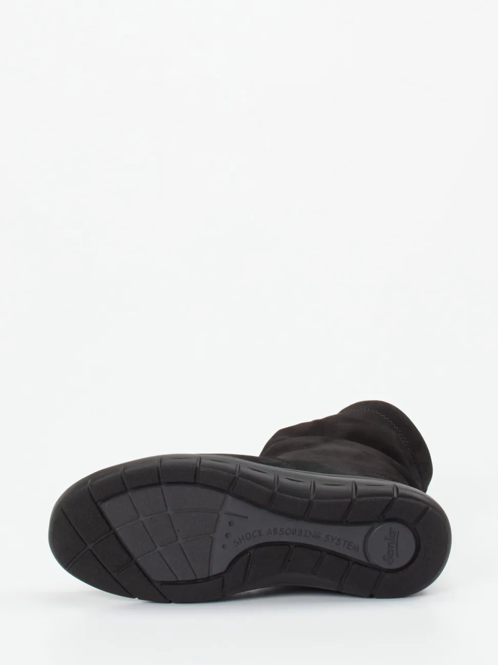Semler – Stiefelette aus Nubukleder schwarz