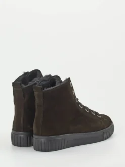 Semler – Stiefelette aus Nubukleder in Schwarz