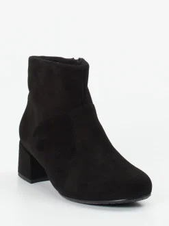 Semler – Stiefelette aus Veloursleder Schwarz