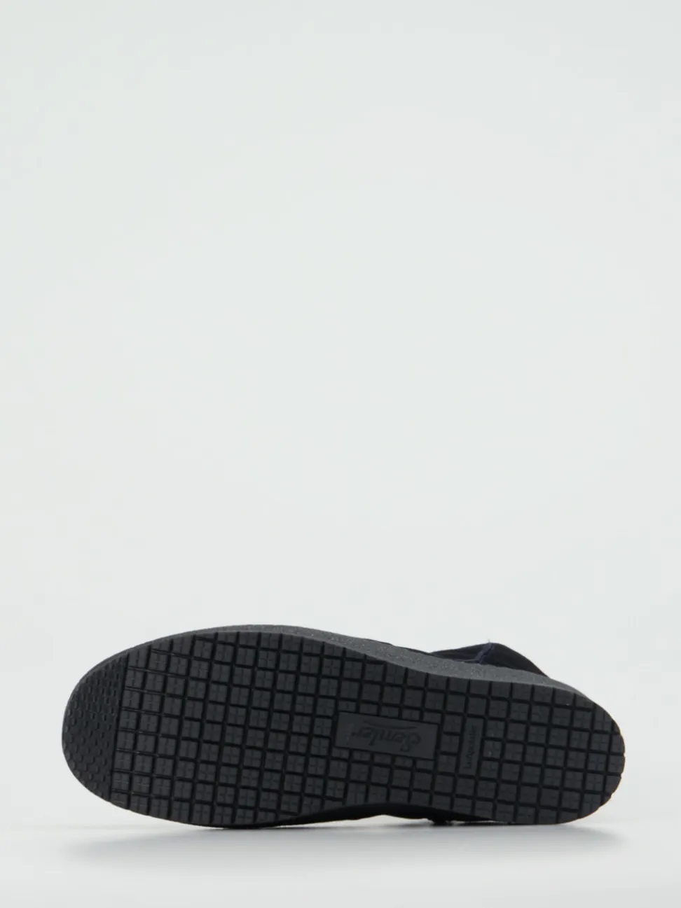 Semler – Stiefelette aus Veloursleder tiefschwarz