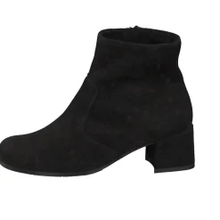Semler – Stiefelette aus Veloursleder Schwarz