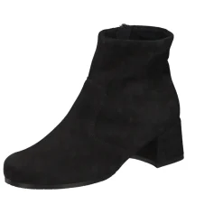 Semler – Stiefelette aus Veloursleder Schwarz