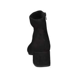 Semler – Stiefelette aus Veloursleder Schwarz