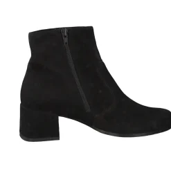 Semler – Stiefelette aus Veloursleder Schwarz