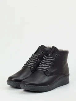 Semler – Stiefeletten aus Kalbleder in Schwarz