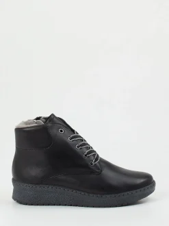 Semler – Stiefeletten aus Kalbleder in Schwarz