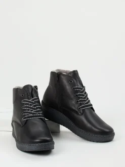 Semler – Stiefeletten aus Kalbleder in Schwarz