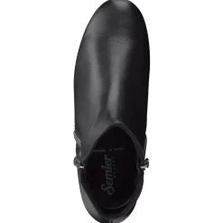 Semler – Stiefeletten aus Kalbleder schwarz
