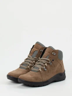Semler – Wanderboots aus Veloursleder mittelbraun