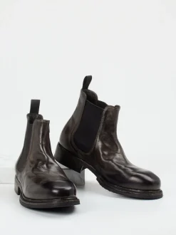 Shoto – Chelsea Boots aus Pferdeleder in Dunkelgrau