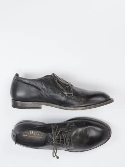 Shoto – Derby-Schnürschuh aus Känguruleder Grau