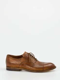 Shoto – Derby-Schnürschuh aus Elchleder Cognac