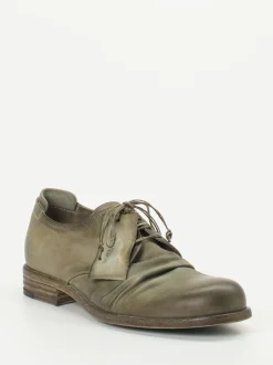 Shoto – Derby-Schnürschuh aus Büffelleder schlammgrün