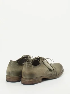 Shoto – Derby-Schnürschuh aus Büffelleder schlammgrün