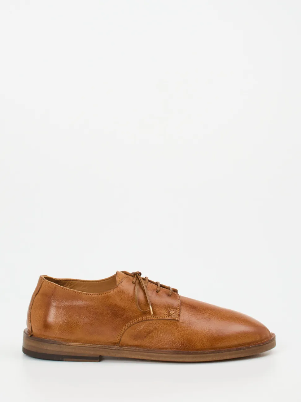 Shoto – Derbyschuhe aus Büffelleder cognacbraun