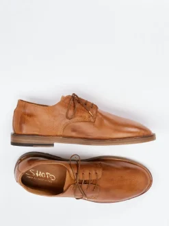 Shoto – Derbyschuhe aus Büffelleder cognacbraun